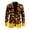 Autumn Maple Leaf Print, variant on Flame Bat Web Polyester Men's Blazer Jacket with Slim Fit, Lightweight Solid Slim Fit One Button Suit Jacket for Dinner