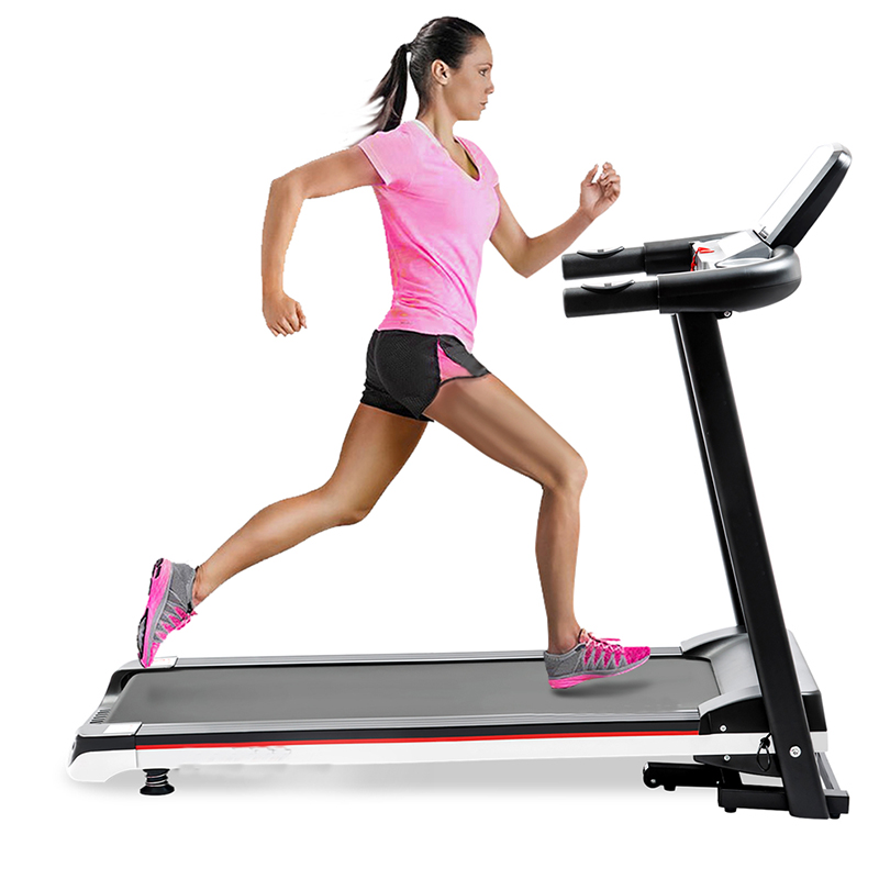 Auchen Running Machine Folding Electric Treadmill with Incline, Easy