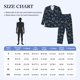 thumbnail image 4 of Balery Sea Turtles Swimming Pijama para Hombre de Dos Piezas con Manga Larga, Conjunto de Dormir y Descanso Suave con Bolsillos-X-Large, 4 of 7
