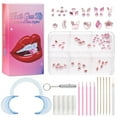 thumbnail image 1 of Colored Drill Teeth Decoration Inlay Drill Tool DIY Set Tooth Sticker Drill Decoration Various Models Beauty Set 6 Grid Drill Set, 1 of 5