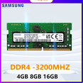 thumbnail image 1 of DDR4 RAM 3200mhz 4 Go 8 Go 16 Go 1.2V 260 Broches Module Mémoire pour Ordinateur Portable 8 Go 3200mhz x2pcs, 1 of 5