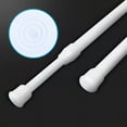 thumbnail image 4 of 2-Pack Tension Curtain Rod Spring Load Adjustable Curtain Pole Heavy-Duty Steel, 4 of 7