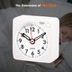 thumbnail image 2 of Silent Analog Alarm Clock, Small Quiet Travel Alarm Clock with Snooze and Light, Quartz Analog Alarm Clocks for Bedroom Office, 2 of 4