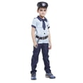 thumbnail image 2 of Disfraz de policía Salvador para niños Azul, 2 of 10