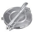 thumbnail image 3 of Prensa para tortillas de aluminio plateado, tamaño de 8 pulgadas, ideal para lograr tortillas auténticas con grosor y forma perfecta., 3 of 6
