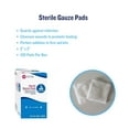 thumbnail image 3 of 2"X2" Gauze Pads Cotton Latex-Free Sterile - 12 ply - 100 Pads/Box (4 Boxes) (MS-42120), 3 of 4