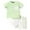 Green, variant on Pejock Toddler Girls & Boys 2-Piece Summer Outfit Set (0-3Y) | Organic Cotton, Quick-Dry Playwear, Cute Animals Print T-Shirt & Elastic Waist Shorts, Daycare & Playdate Outfits