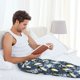 thumbnail image 5 of Fotbe Penguin Arctic Adventure Pantalones de Pijama para Hombre, Pantalones de Dormir, Pantalones de Casa con Cintura Ajustable y Bolsillos-3X-Large, 5 of 6