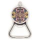 thumbnail image 1 of Patron de flores, hojas de estilo europeo Acero inoxidable Metal cerveza tapa sacacorchos, 1 of 3