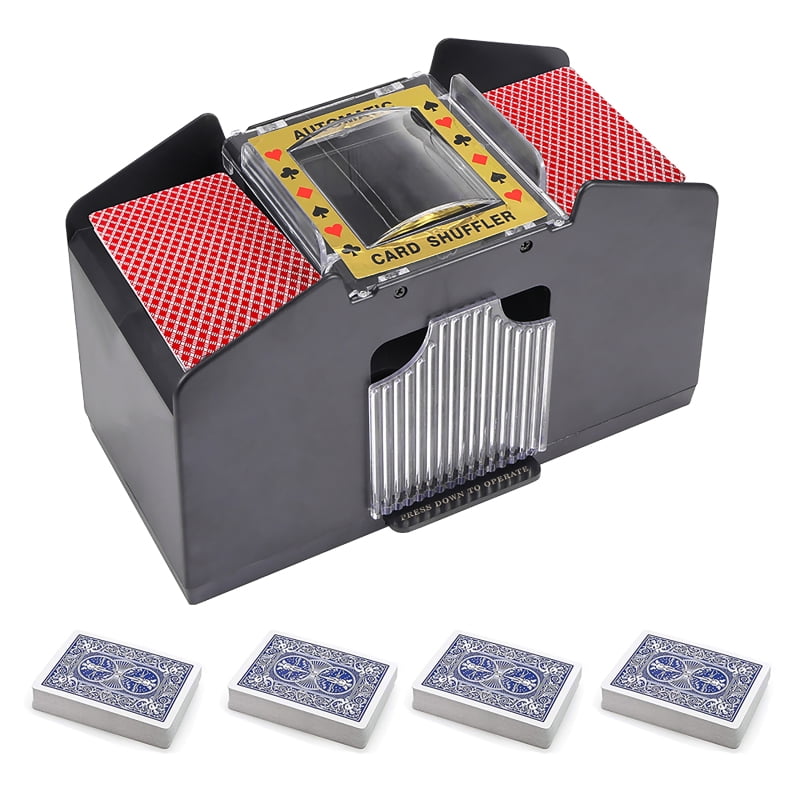 Automatic Playing Card Deck Instant Shuffler Casino Electronic Sorter Poker Game 