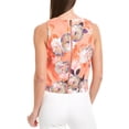 thumbnail image 2 of Nicole Miller Artelier MULTICOLOR Confetti Flower Linen Poppy Crop Top, US Large, 2 of 2