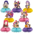 thumbnail image 2 of 8 PCS K-Pop Honeycomb Decoration Set, Double-Sided 3D, Birthday Party Decoration Supplies, 2 of 8