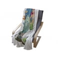 thumbnail image 3 of Underwater Soft Flannel Fleece Throw Blanket, Illustration of a Mermaid and Her Underwater World Colorful Landscape Print, Cozy Plush for Indoor and Outdoor Use, 50" x 70", Multicolor, by Ambesonne, 3 of 5