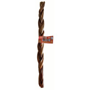 12 Inch BRAIDED CS Deluxe Collagen Stick with Cigar Band
