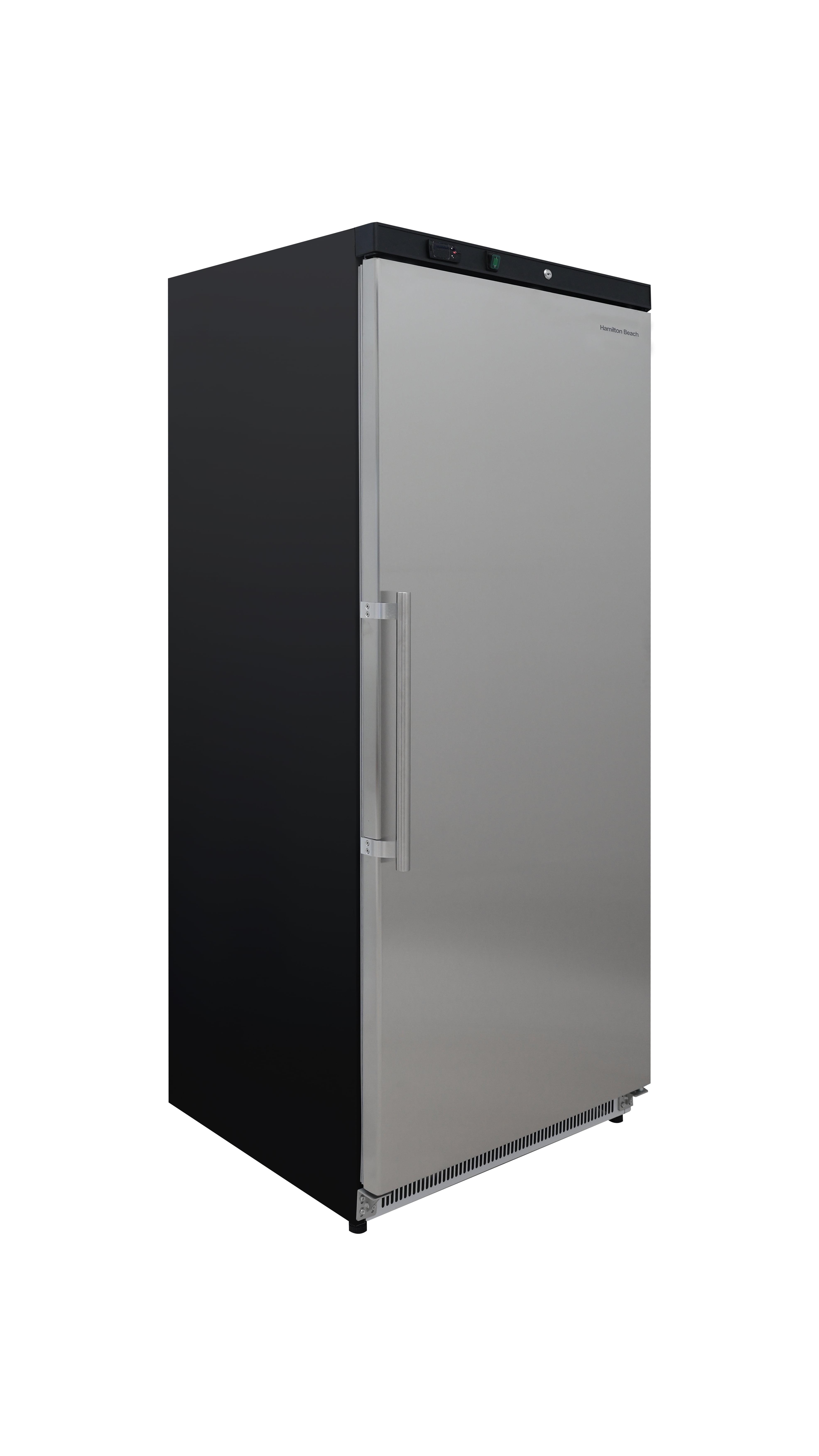 Hamilton Beach 19 Cu. ft. Upright Freezer, 538 Liters All Freezer with Lock, Stainless Steel