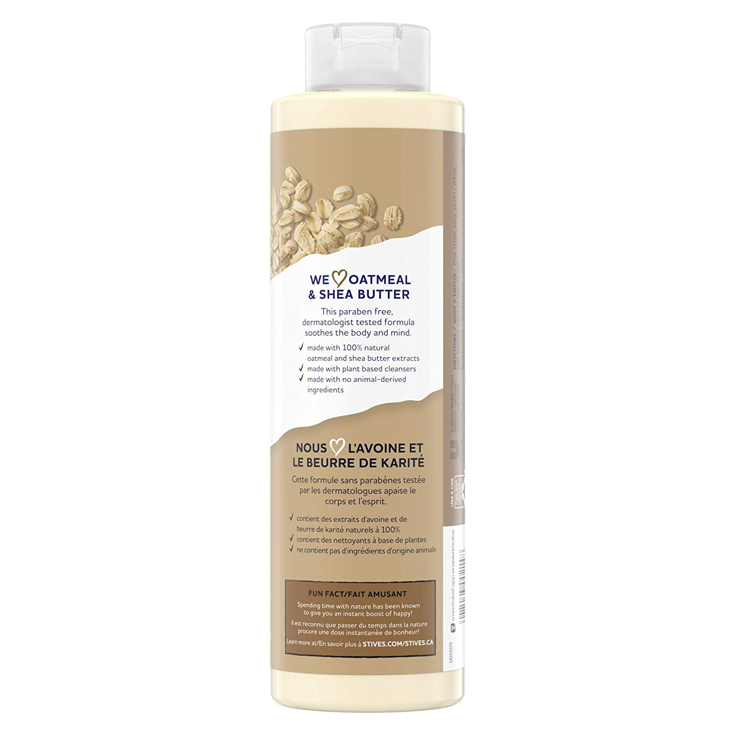 St. Ives Soothing Body Wash For Dry Skin Oatmeal and Shea Butter Soothes with Natural Plant Extracts 22 oz (Pack of 3)