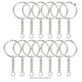 thumbnail image 2 of Stainless Steel Split Keychain Rings, 25mm Jump Ring, Durable Silver-Tone, for DIY Keychains, Custom Gifts, Promote Brands/Organizations, 2 of 5