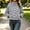 Gray, variant on QIYAGBSA Button Down Jackets for Women Soft Polka Dot Stand Collar Drawstring Hem Long Sleeve Lightweight Fall Casual Outerwear with Side Pockets Outerwear Jackets(Gray, 3XL)