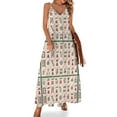 thumbnail image 1 of Vestido sin mangas de arte Mahjong, vestidos elegantes, vestidos de cóctel de tallas grandes, vestidos de verano para mujer 2024, 1 of 7