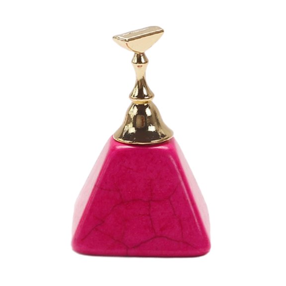 Soporte de práctica para exhibición de uñas, base estable trapezoidal, soporte multiusos para uñas