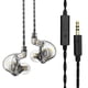 thumbnail image 1 of Auriculares para correr con cancelación de ruido con cable de 3,5 mm Control de línea En la oreja 0,75 mm Pin Auriculares portátiles para computadora portátil Auriculares Inevent EL005070-06B, 1 of 7