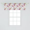 thumbnail image 2 of Ambesonne Flower Window Valance, Retro Nature in Pastel Tones, 54" X 18", Multicolor, 2 of 3