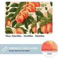 thumbnail image 2 of Peach Polyester Non-Slip Machine Washable Bath Rugs Door Rugs Floor Mat, 2 of 6