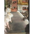 thumbnail image 2 of Degas, Edgar 15x18 White Modern Wood Framed Museum Art Print Titled - Dancers at the old Opera House, 2 of 4