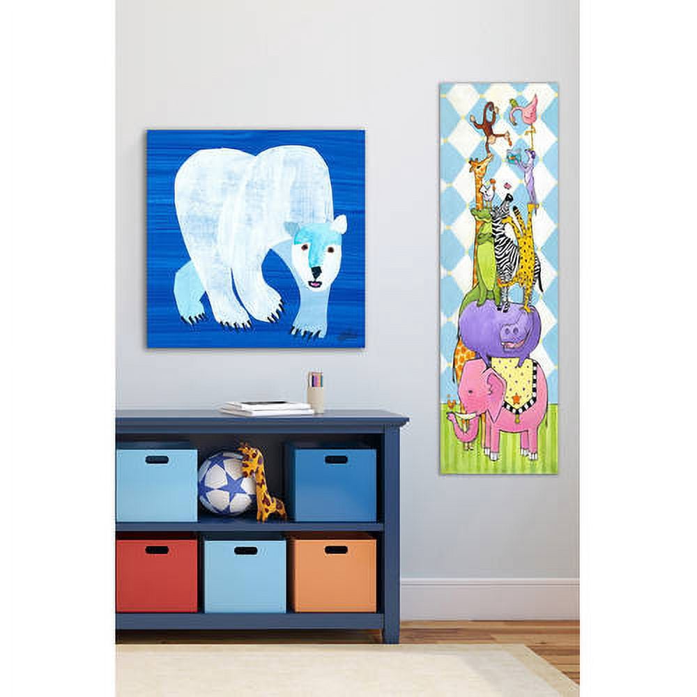 Marmont Hill - "Zooper Stars" by Janet Nelson Painting Print on Wrapped Canvas