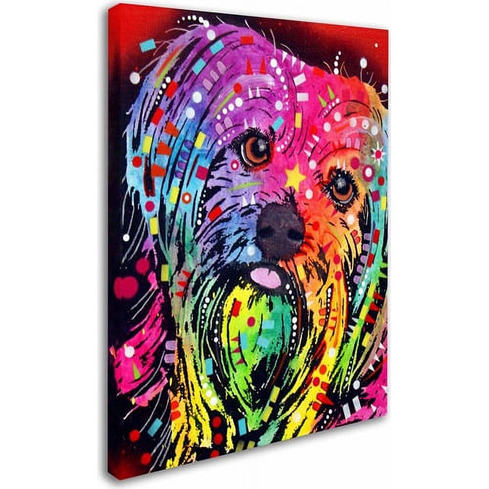 Trademark Fine Art "Yorkie" Canvas Art by Dean Russo