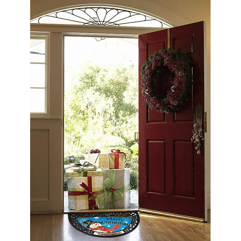 Floor Mats Outdoor Insoles Entrance Door Waterproof Door Mat Indoor Entrance  Non Slip Christmas Door Mat Outdoor Entrance