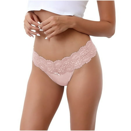 Bigersell Woman Underwear Cotton Clearance Silk Panties Women High Cut Panty Style P-1449 Cotton Boyshort Panties Thong Panties Briefs Mid Waist Women s Briefs Pink S