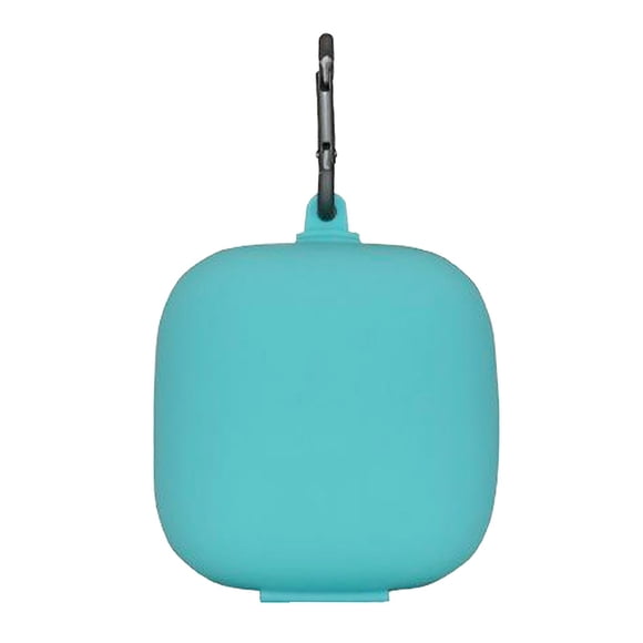 Auriculares inalámbricos con funda protectora de silicona suave para Pro y mosquetón Menta verde