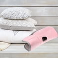 thumbnail image 4 of HEATSHAKING Ventilated Breathable Seat Pad Velvet Pink 1Pack with Back Support for Office Use, 4 of 7