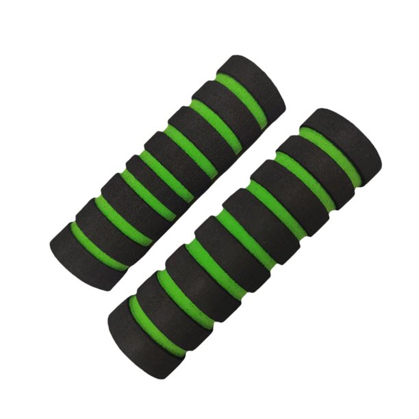2 uds empuñaduras de manillar de bicicleta Colamx Verde 10,8 cm
