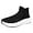 Black White, variant on Breathable Knit Fur Lined Winter Work Gym Trainers Sneakers for Women and Men Stylish