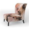 thumbnail image 3 of Designart "Colorful Liquid Fluid Pattern" Upholstered Modern & Contemporary Accent Chair and Abstract Shapes Arm Chair - Multiple Color & Pattern, 3 of 7