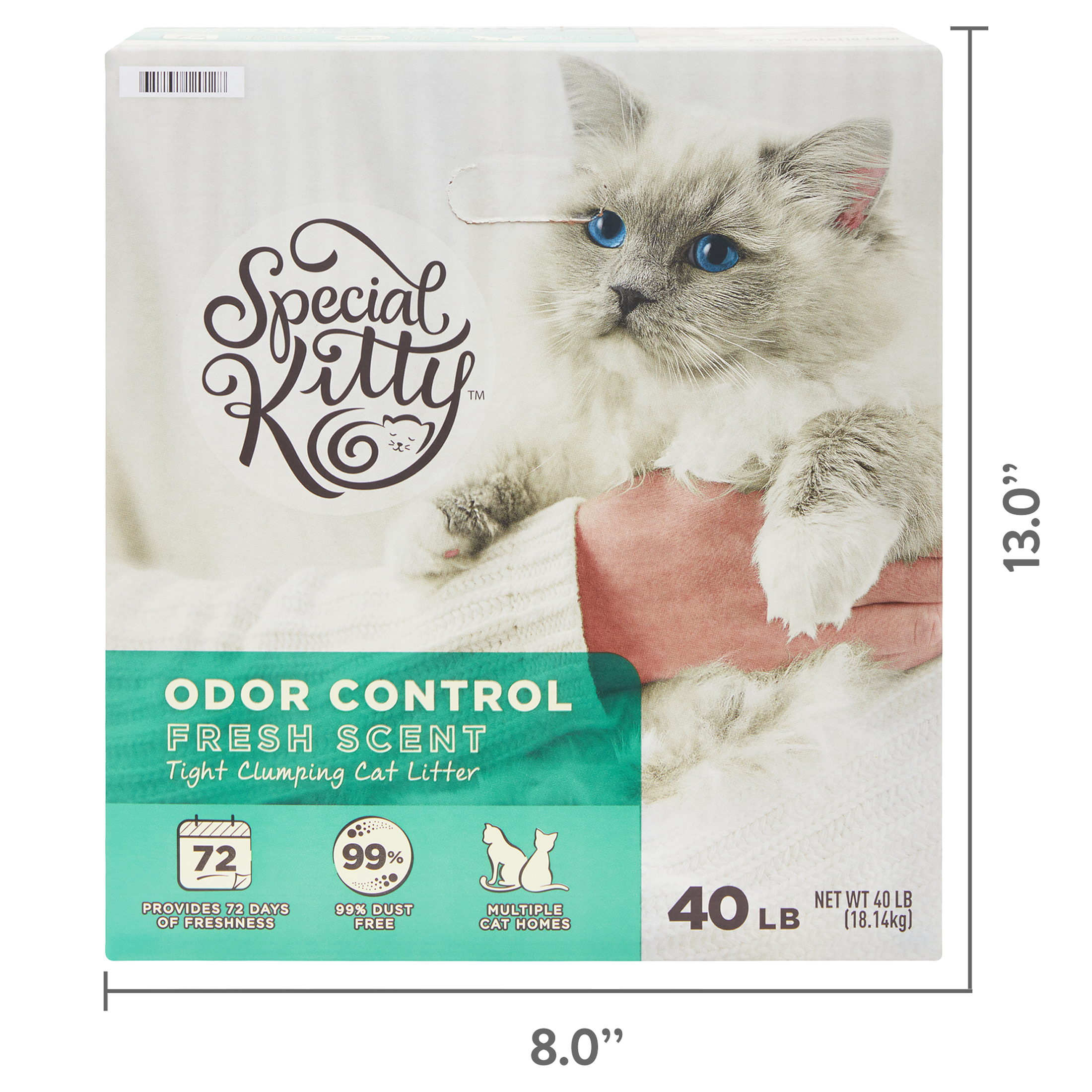 Fresh　40　Cat　lb　Special　Kitty　Tight　Control　Odor　Scent,　Clumping　Litter,