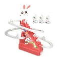 thumbnail image 4 of Conejo pequeño para subir escaleras, juguete interactivo divertido y adorable con luces LED intermitentes para bebé, regalo para niños, vacaciones, 9 conejos, 4 of 10