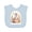 AE-Light Blue, variant on Inktastic Bookworm Dragon Book Lover Girls Baby Bib