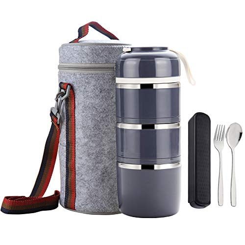 stackable lunch thermos