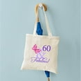 thumbnail image 4 of CafePress - 60 And Fabulous Tote Bag - Unisex Canvas Tote Bag, Beige, 1-Piece, 4 of 6