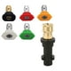 thumbnail image 2 of Adaptador para arandela a presión para acoplador rápido de 1/4 pulgadas para la serie Karcher K2 K3 K4 K5 K6 K7 con 5 puntas de boquilla para arandelas múltiples., 2 of 5