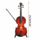 thumbnail image 2 of Adorno de Modelo de Violín Miniatura, Decoración de Hogar de Violín de Madera Miniatura, 25cm, 2 of 8
