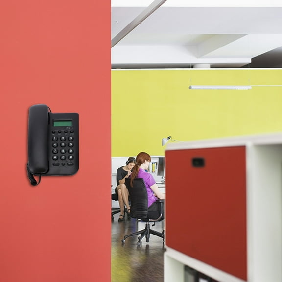 Worgeous Wall Corded Phone Mounted Telephone Mountable Small Hanging Office
