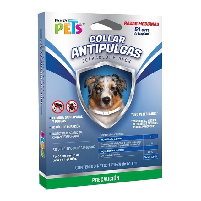 Collar Antipulgas Fancy Pets Razas Medianas 1 Pieza de 51 cm