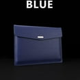 thumbnail image 2 of A4 Business Leather File Bags Large Capacity PVC Storage Bags Button File Bags Data File Bags, 2 of 4