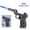 Black, variant on Black Black Foldable Torch Lighter Butane Gas Refillable Windproof Camping Bbq Tool #4y895