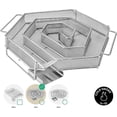 thumbnail image 1 of Smoke generator for professional smokehouses - for smokers in ovens - 6 corners, 1 of 3