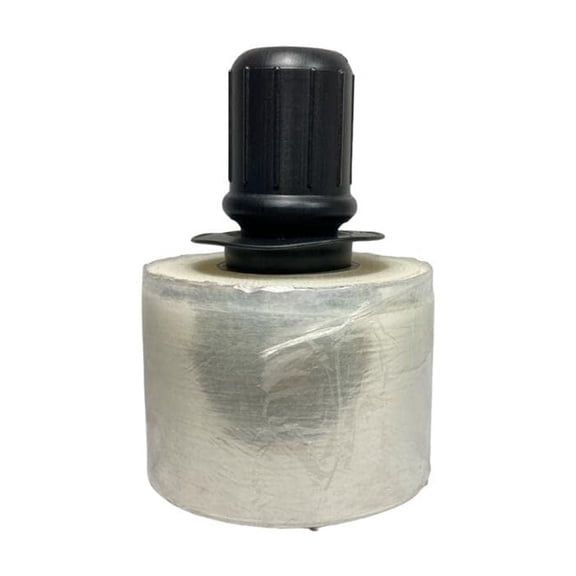 PSBM Mini Hand Stretch Wrap with Spinner Handle 5" x 1000' 12 Rolls 90 Gauge Clear Plastic Shrink Film for Packing Moving